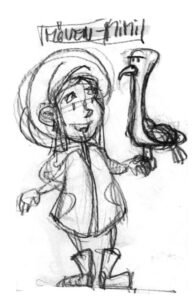 Character-Design „Möven-Mimi“