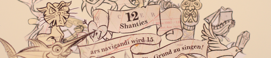 illustrierte Shanties als Kalender
