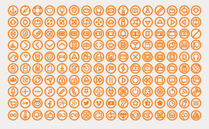 Iconfont mit nautischen Symbolen