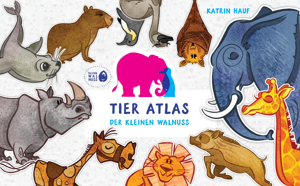 Tier Atlas der kleinen Walnuss