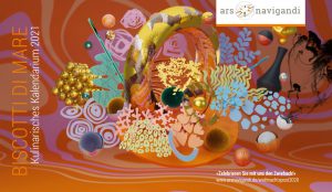 Abstrakte 3D-Illustrationen im Design des kulinarischen Kalender 2021 »Biscotti di mare«