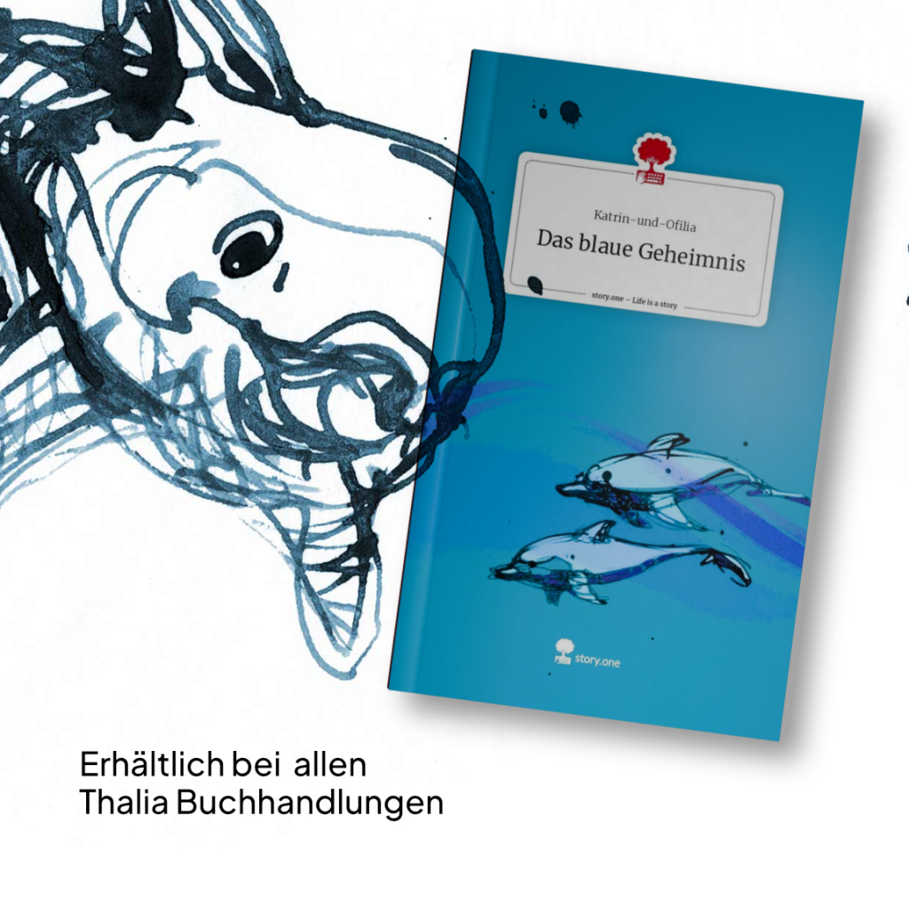 »Das blaue Geheimnis« 
Ein träumerisches Buch, in dem wir die Farbe Blau feiern – zwischen Himmel und Wasser.