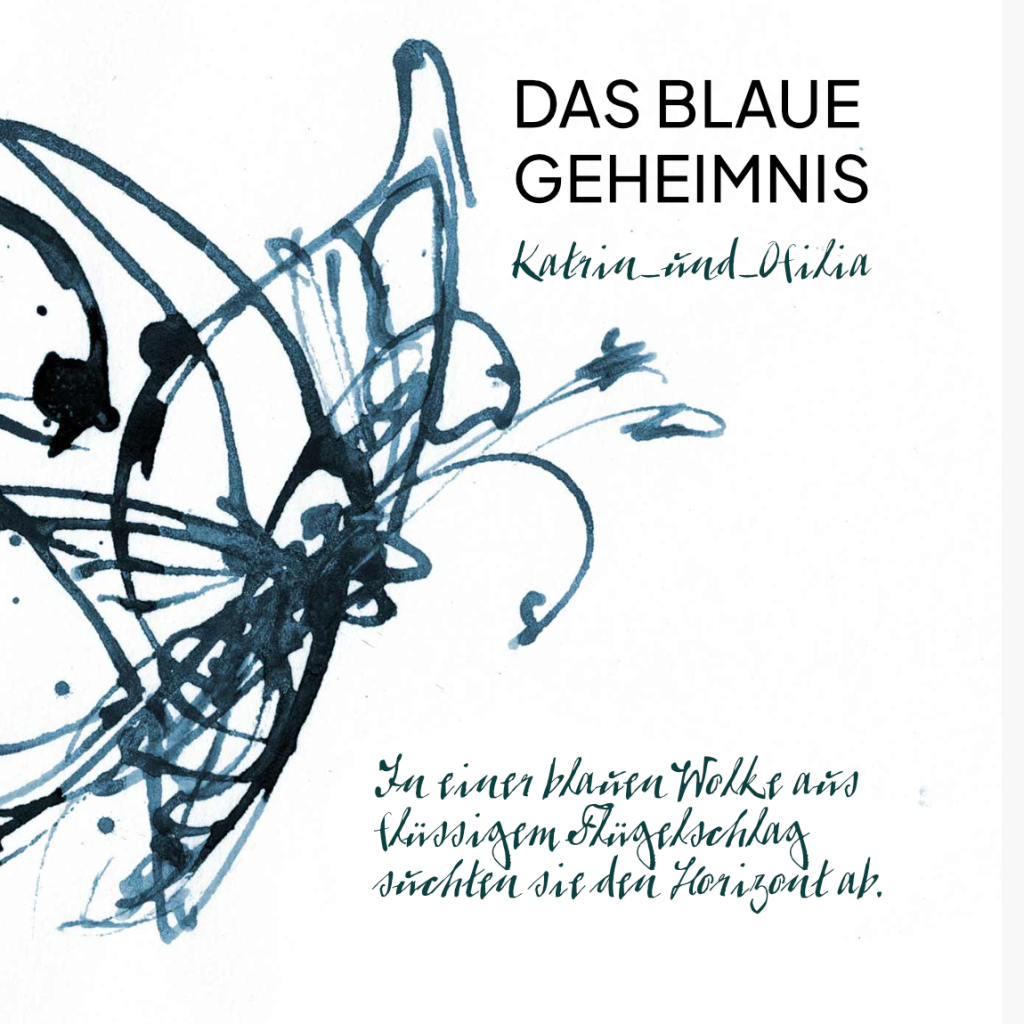 »Das blaue Geheimnis« 
Ein träumerisches Buch, in dem wir die Farbe Blau feiern – zwischen Himmel und Wasser.