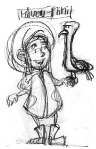Character-Design „Möven-Mimi“
