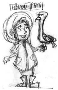 Character-Design „Möven-Mimi“
