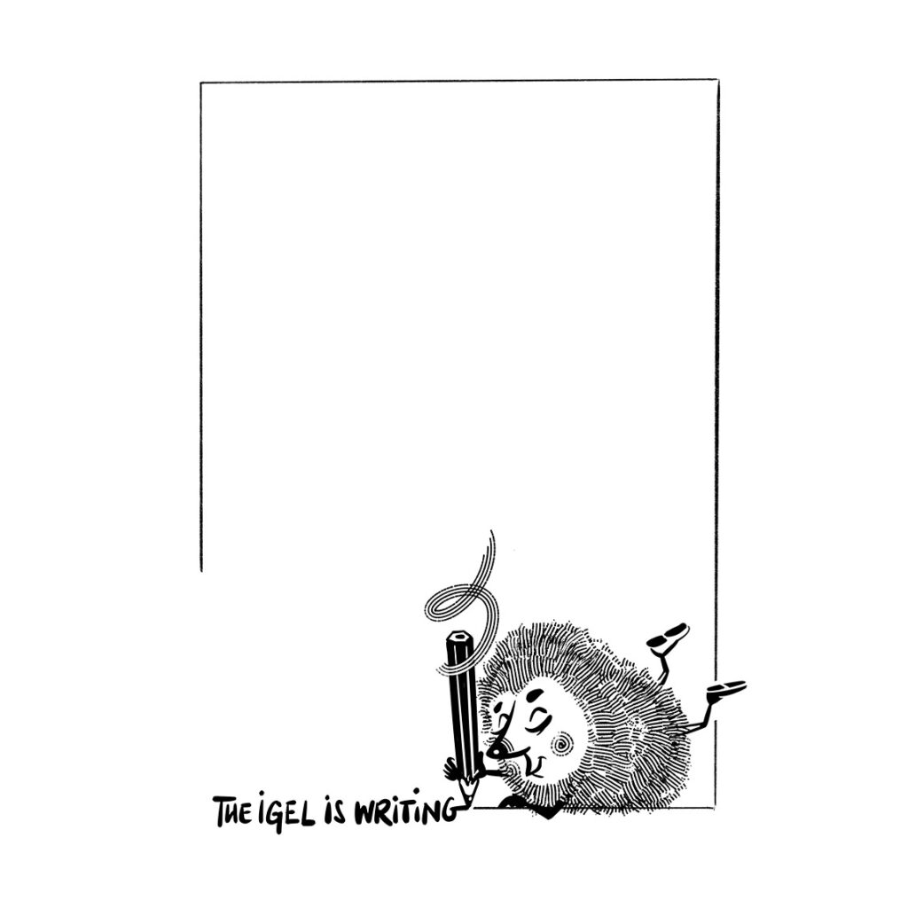 The IGEL is writing